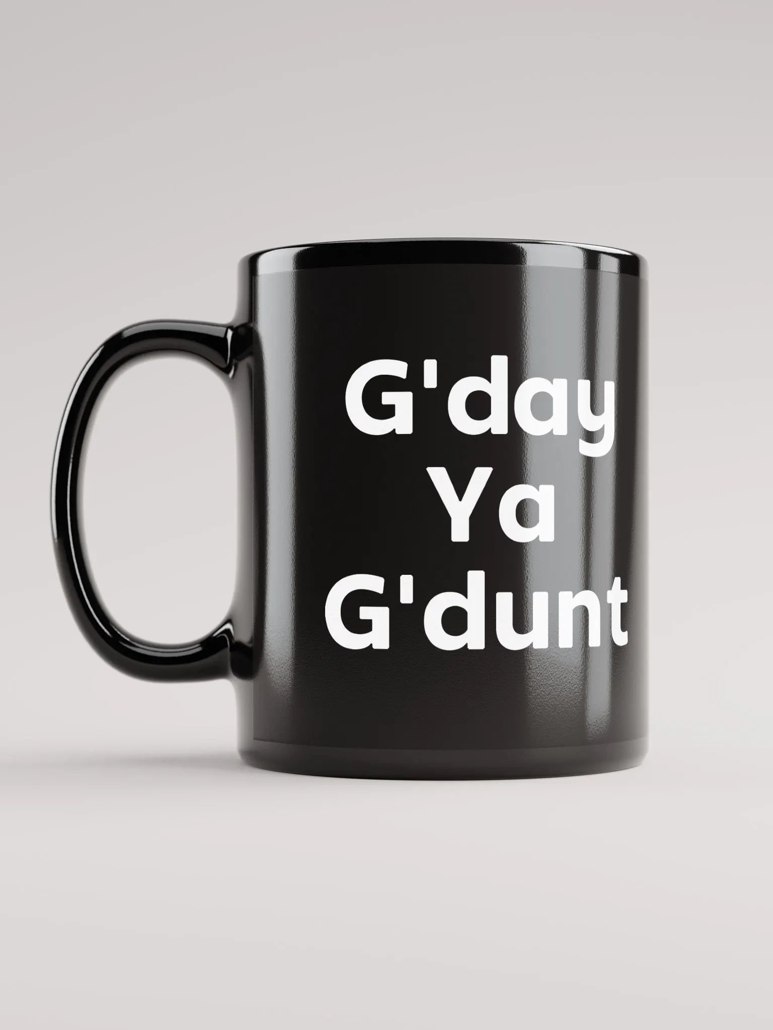 G'day Ya G'dunt - Matte Black Mug product image (6)