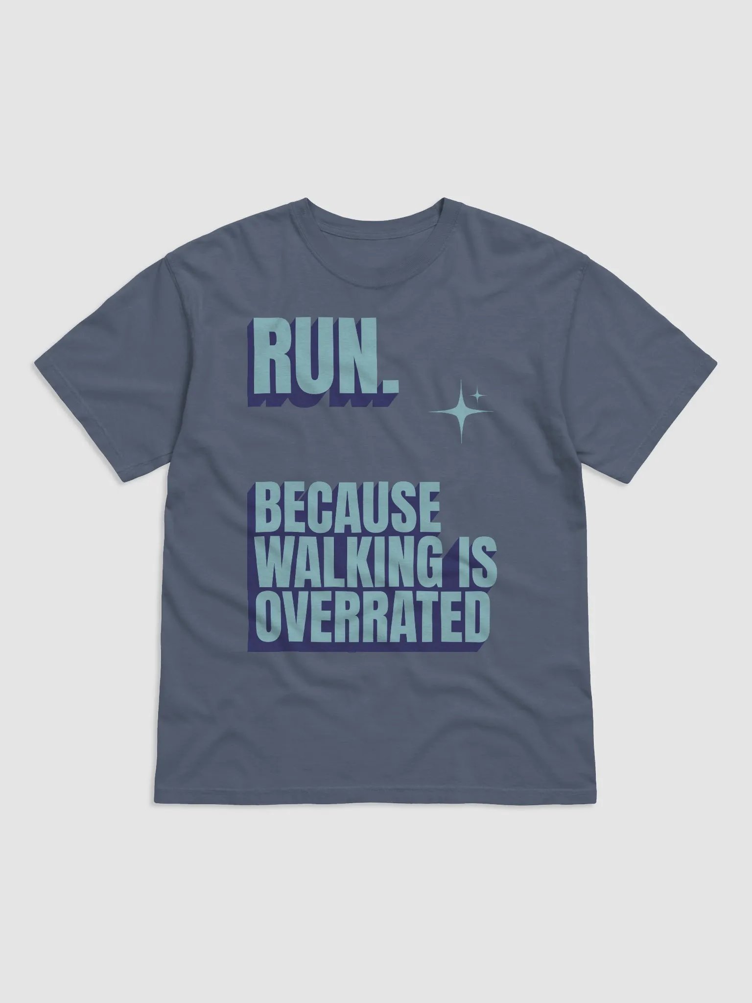 Bold Blue Motivation Tee product image (2)