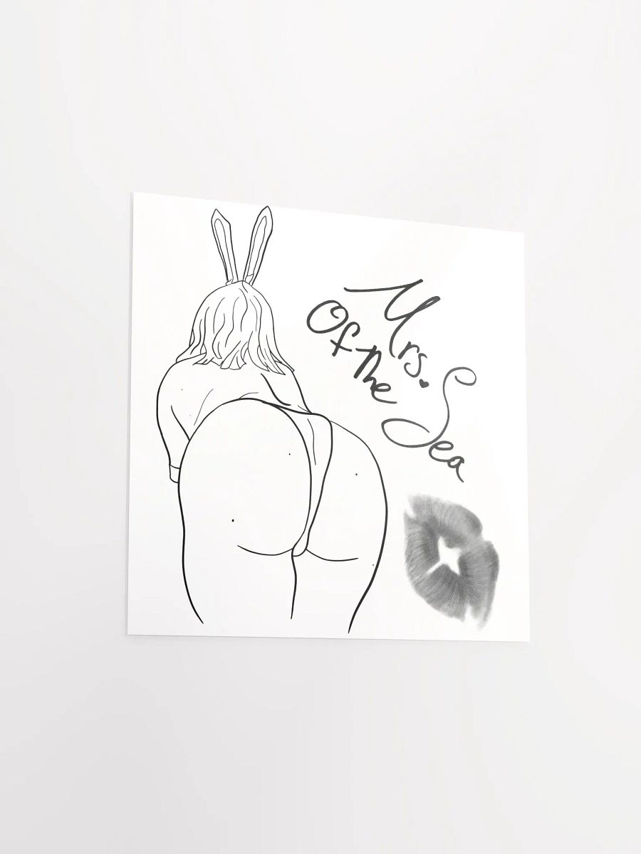 Signed NSFW Poster W/ REAL MrsOfTheSea Kiss Mark product image (14)