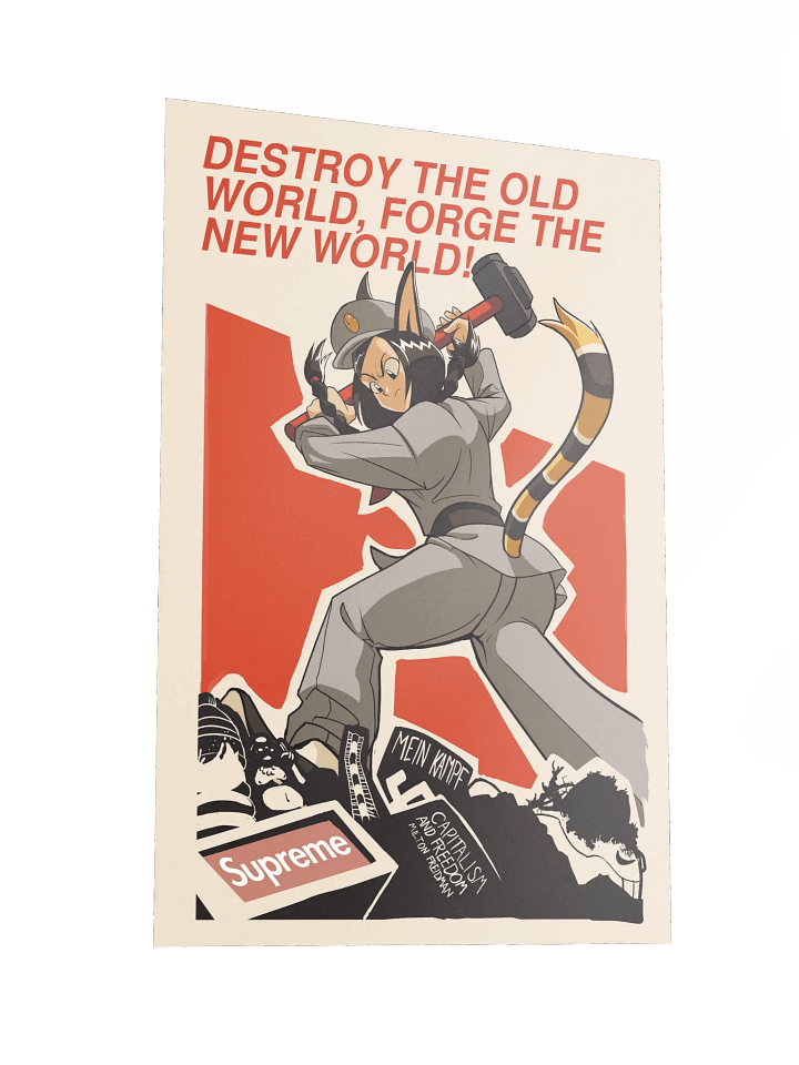 “Destroy The Old World, Forge The New World!” - Poster product image (5)