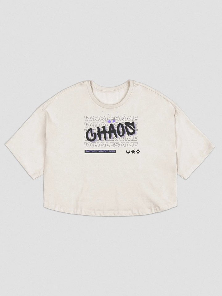 Wholesome Chaos Graffiti Cropped Tshirt product image (2)