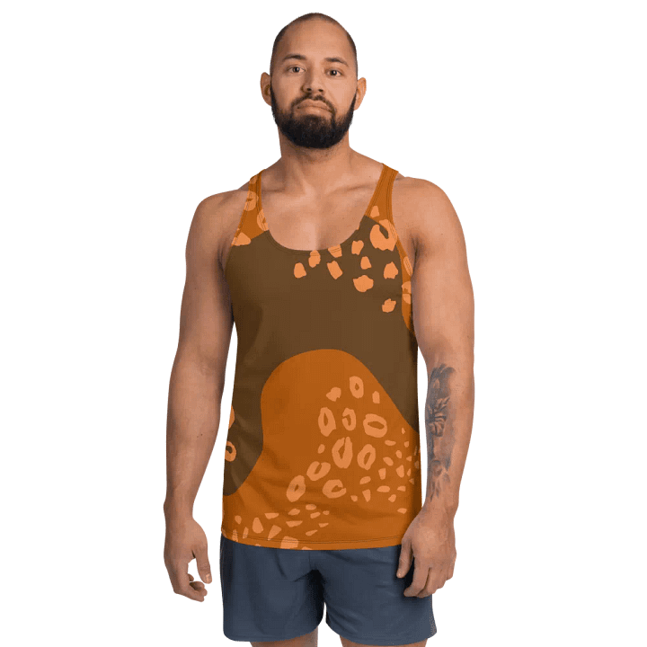 Wild Orange Camo All-Over Tank Top product image (1)