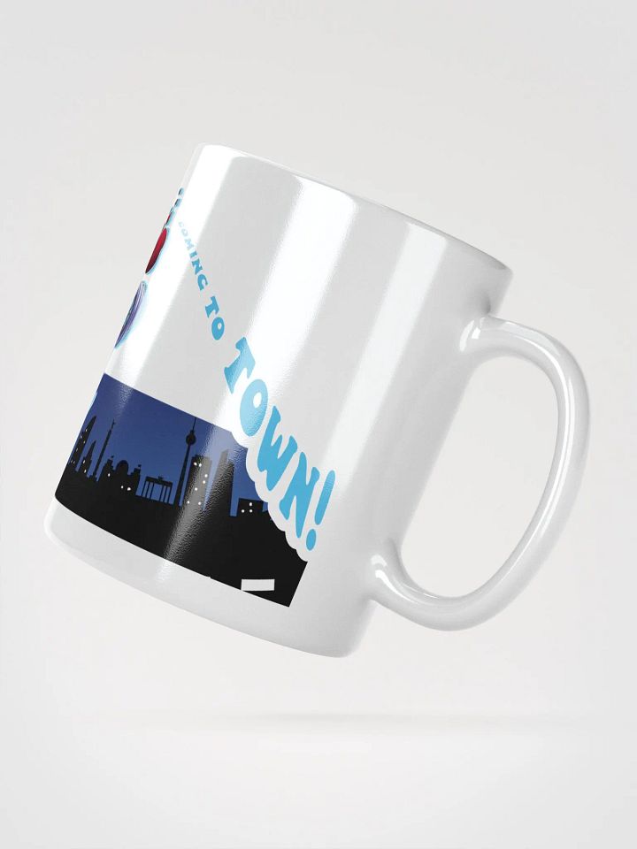 "Santa Claus is coming to town!" Scarvenmot Trio White Glossy Mug product image (4)