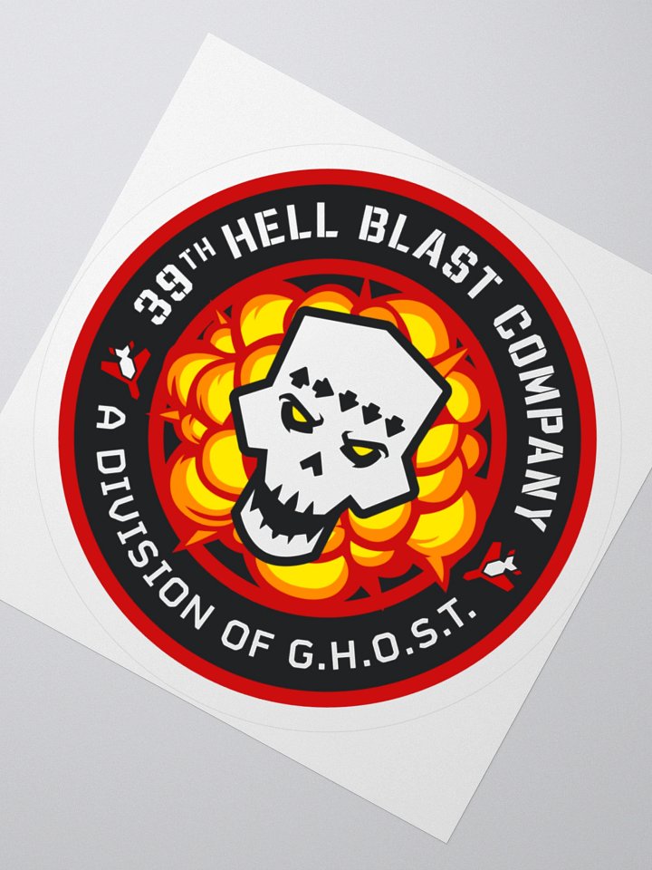 Hell Blast Flat Sticker product image (6)