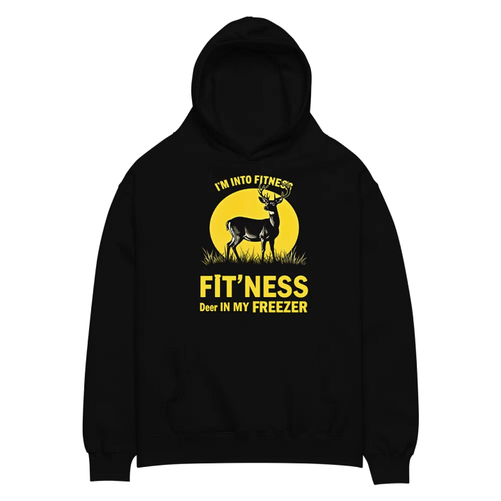 I’m into Fitness Fit’Ness Deer in My Freezer Hoodie product image (4)