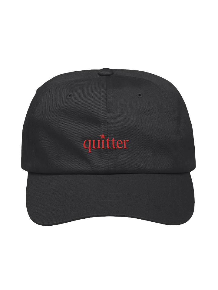 QUITTER embroidered cap product image (1)