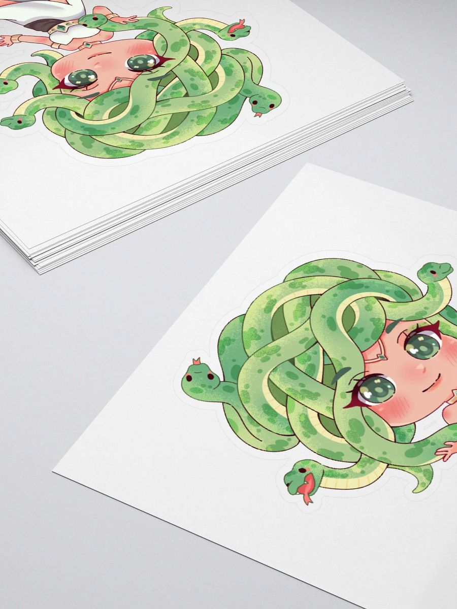 Chibi Medusa Kisscut Sticker product image (4)