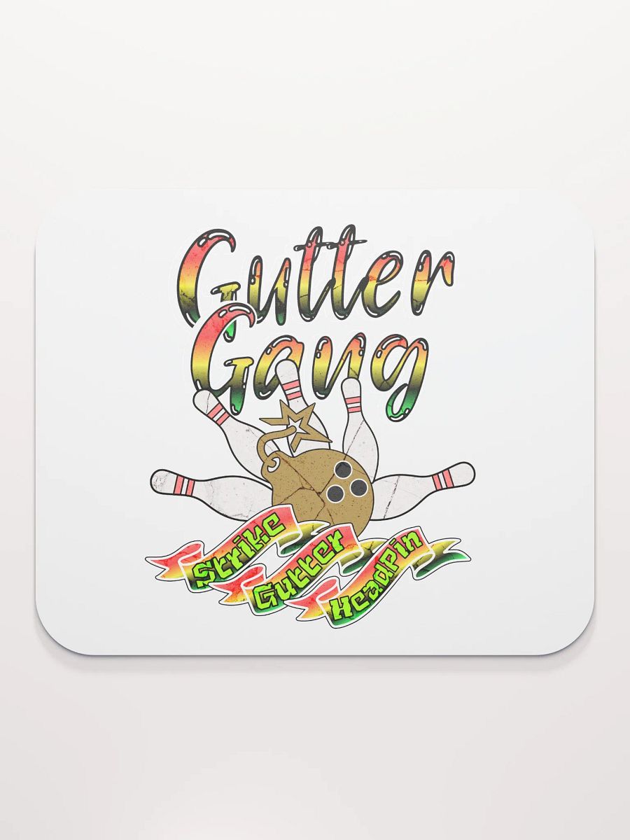 Gutter Gang Bowling Mouse Pad product image (1)