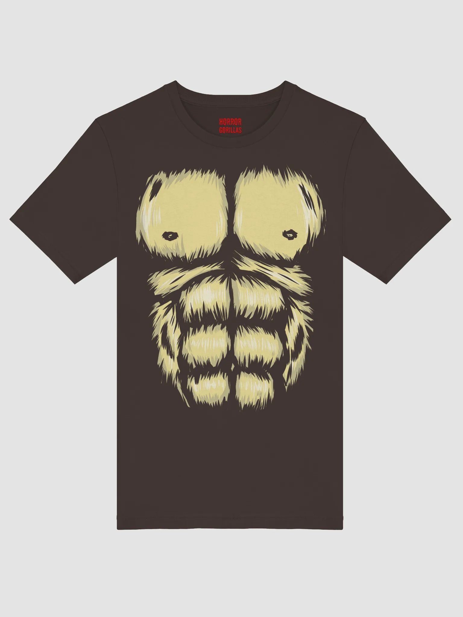 Gorilla Chest Muscle Halloween Costume Funny T-Shirt product image (10)