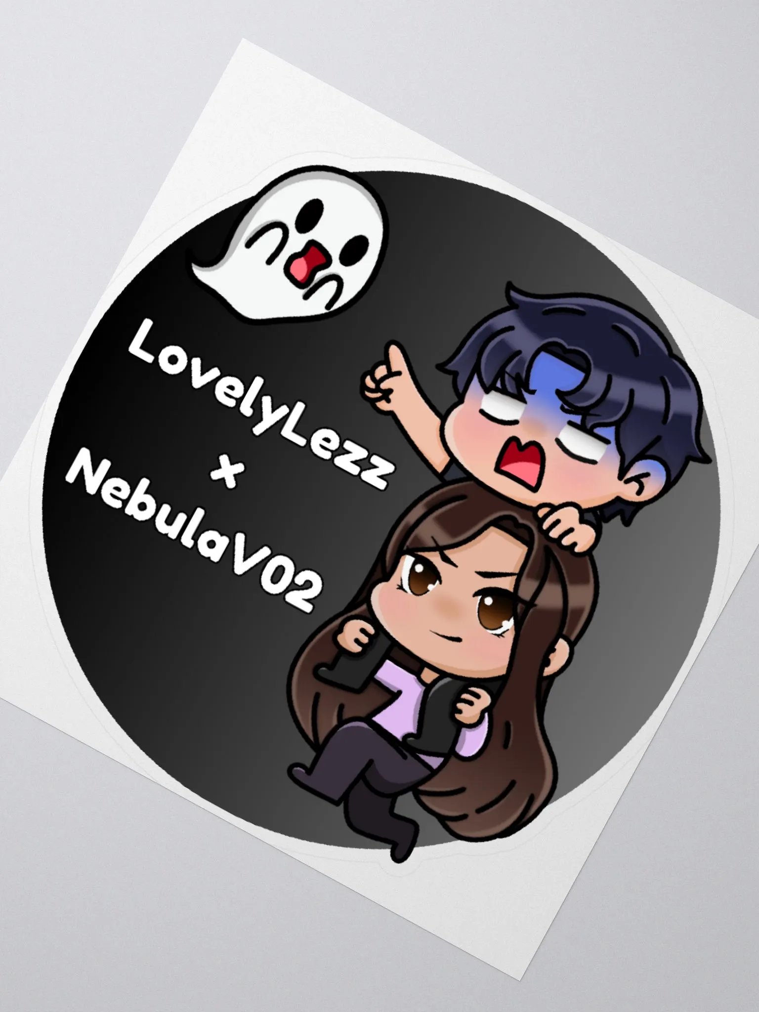 LovelyLezz x NebulaV02 Collab Sticker product image (2)