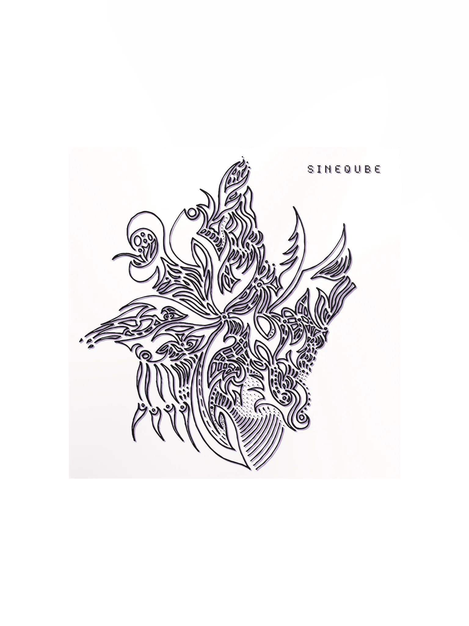 Album Cover Art Print Sineqube's "Abiogenesis" product image (2)