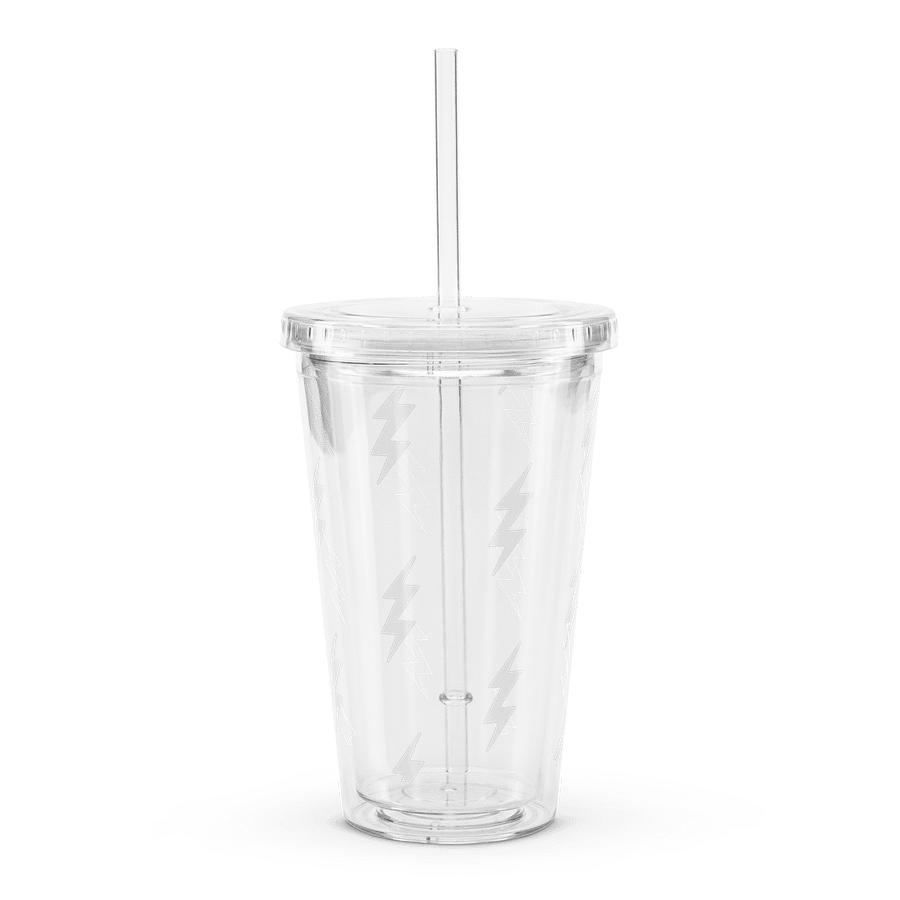 White Lightning Clear Plastic Tumbler product image (3)