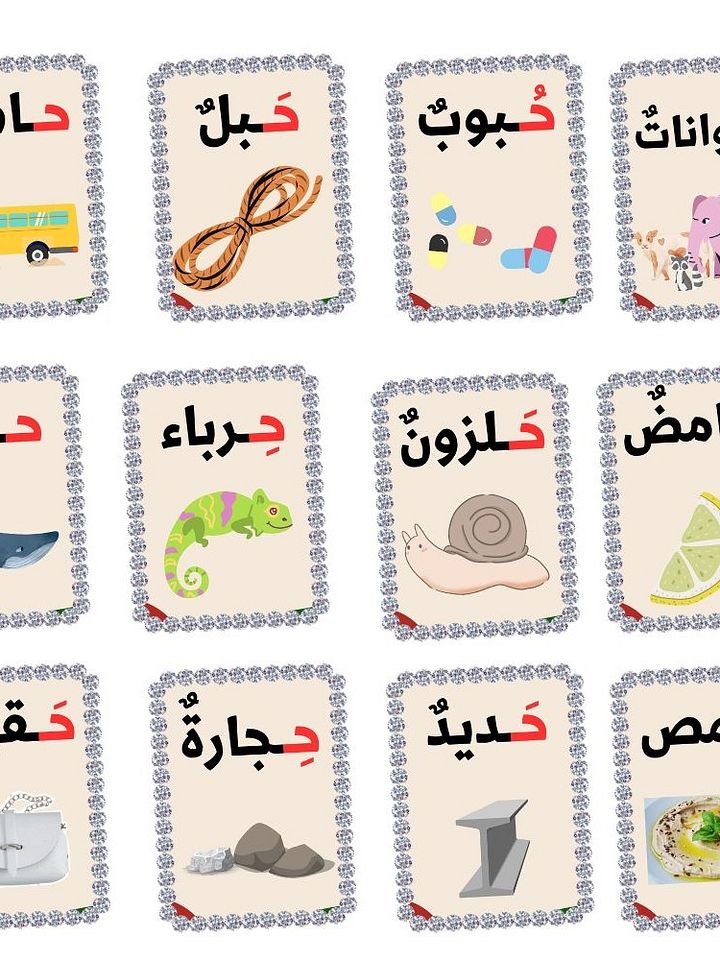 بطاقات كلمات تبدأ بحرف الحاء - pdf product image (1)