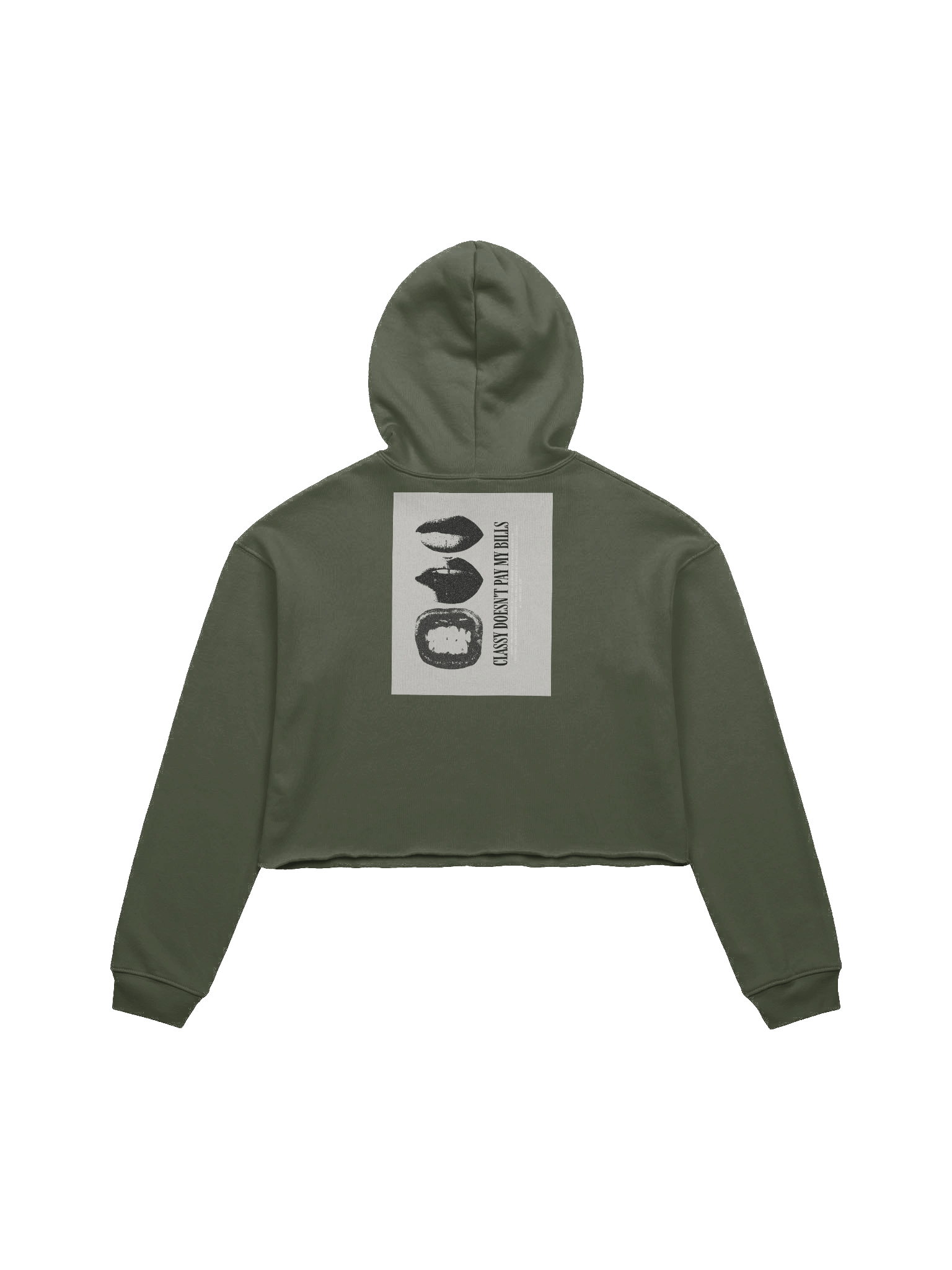 Classy Lips Cropped Hoodie product image (14)