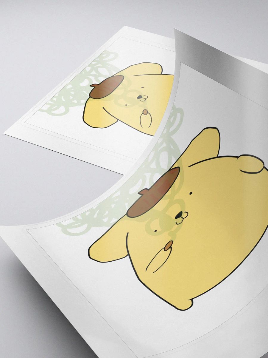 Pompompurin Sanrio Smoking Sticker product image (4)