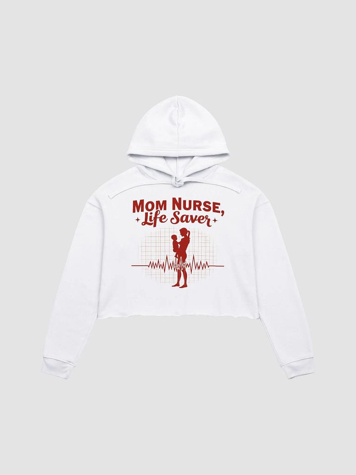 Life Saver Mom Crop Hoodie product image (2)