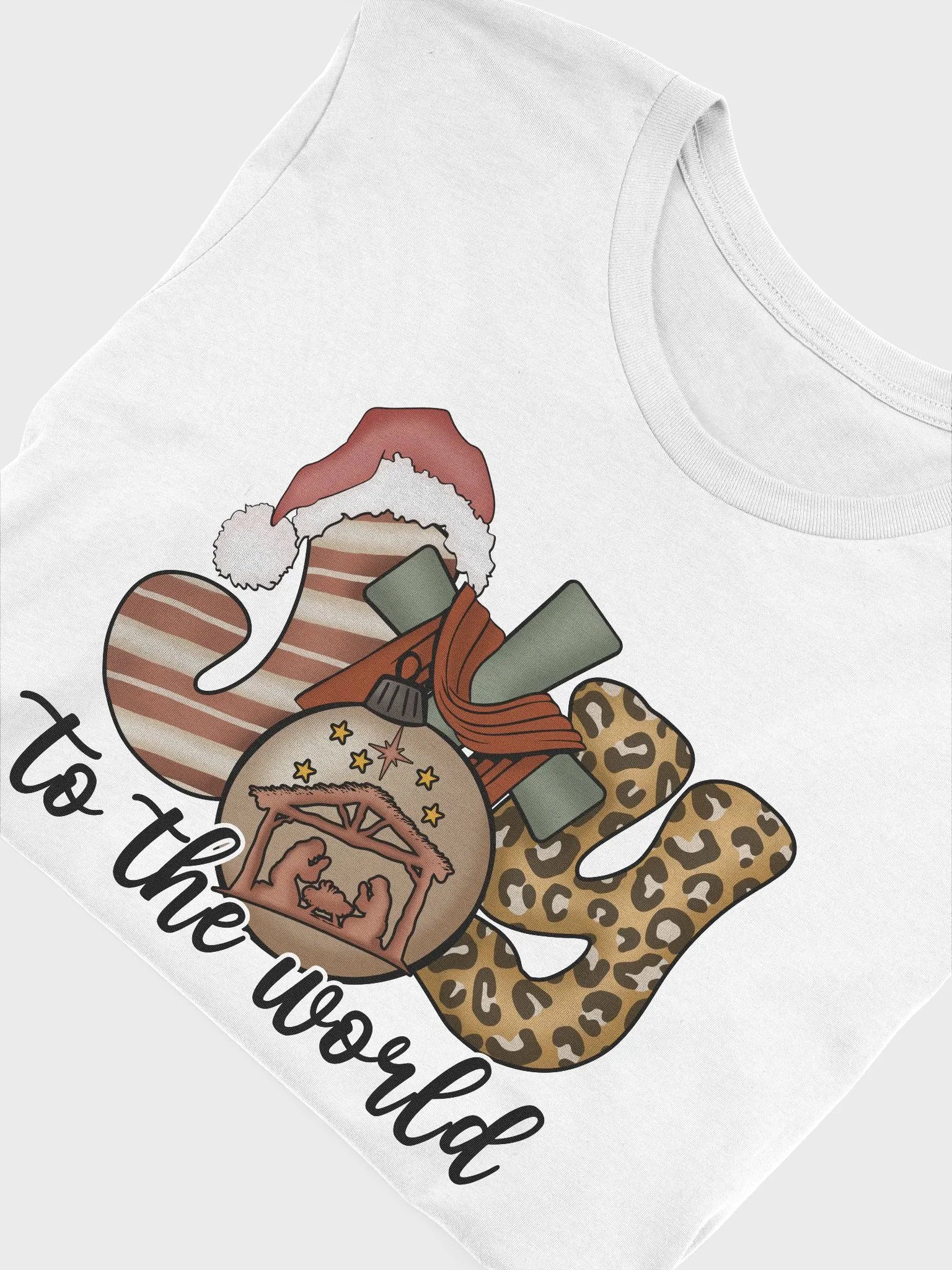 Joy to the World Christmas T-Shirt product image (6)