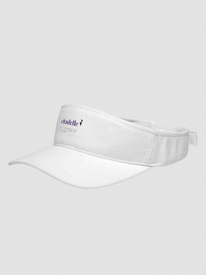 Flex Fit Visor with Citadelle Definition in French (and Baxter) product image (2)