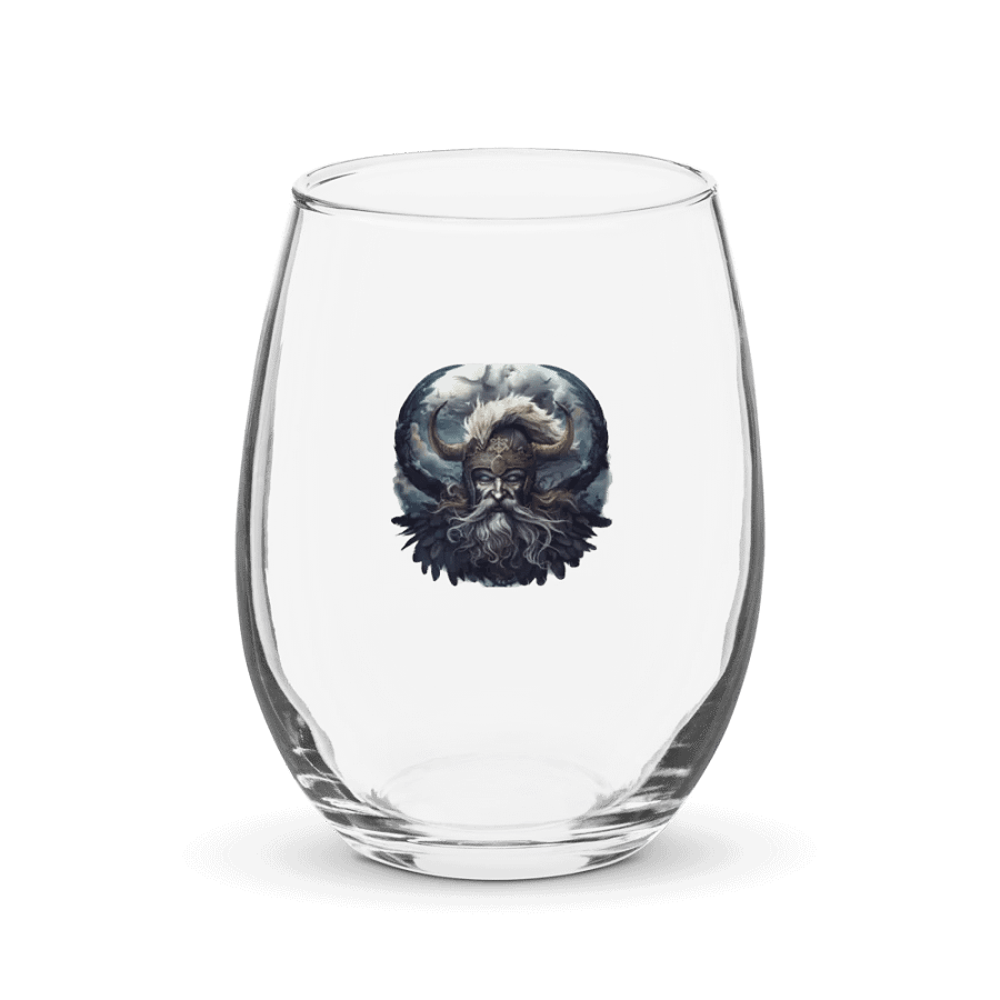 Odin - The Allfather of Norse Gods Stemless Water / Wine Glass product image (1)