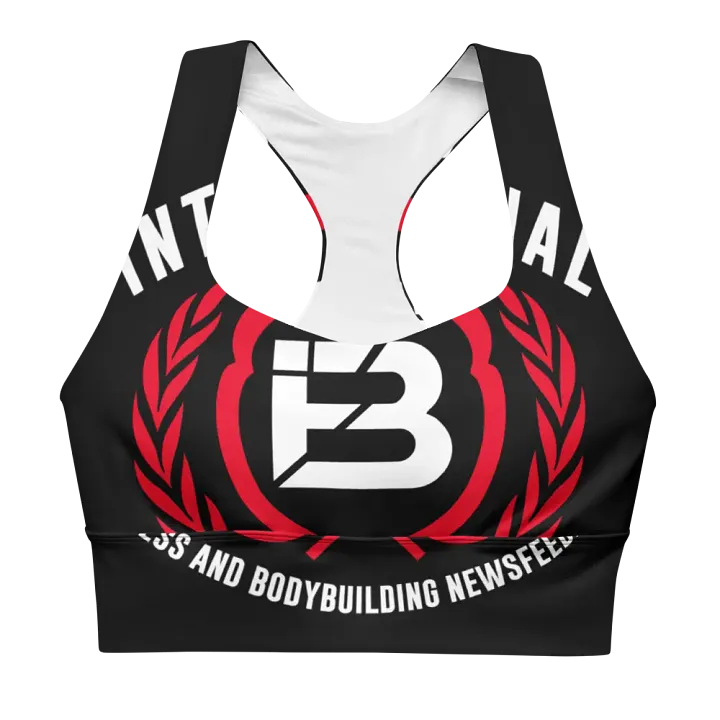 IFBNewsfeed.Org's All-Over Print Longline Sports Bra product image (2)
