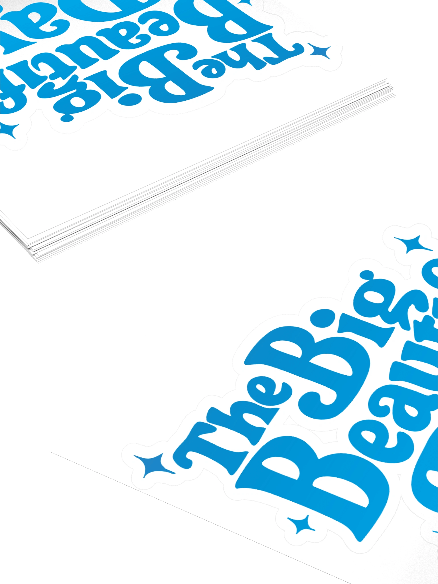 The Big Beautiful Day Kiss Cutt Sticker product image (4)