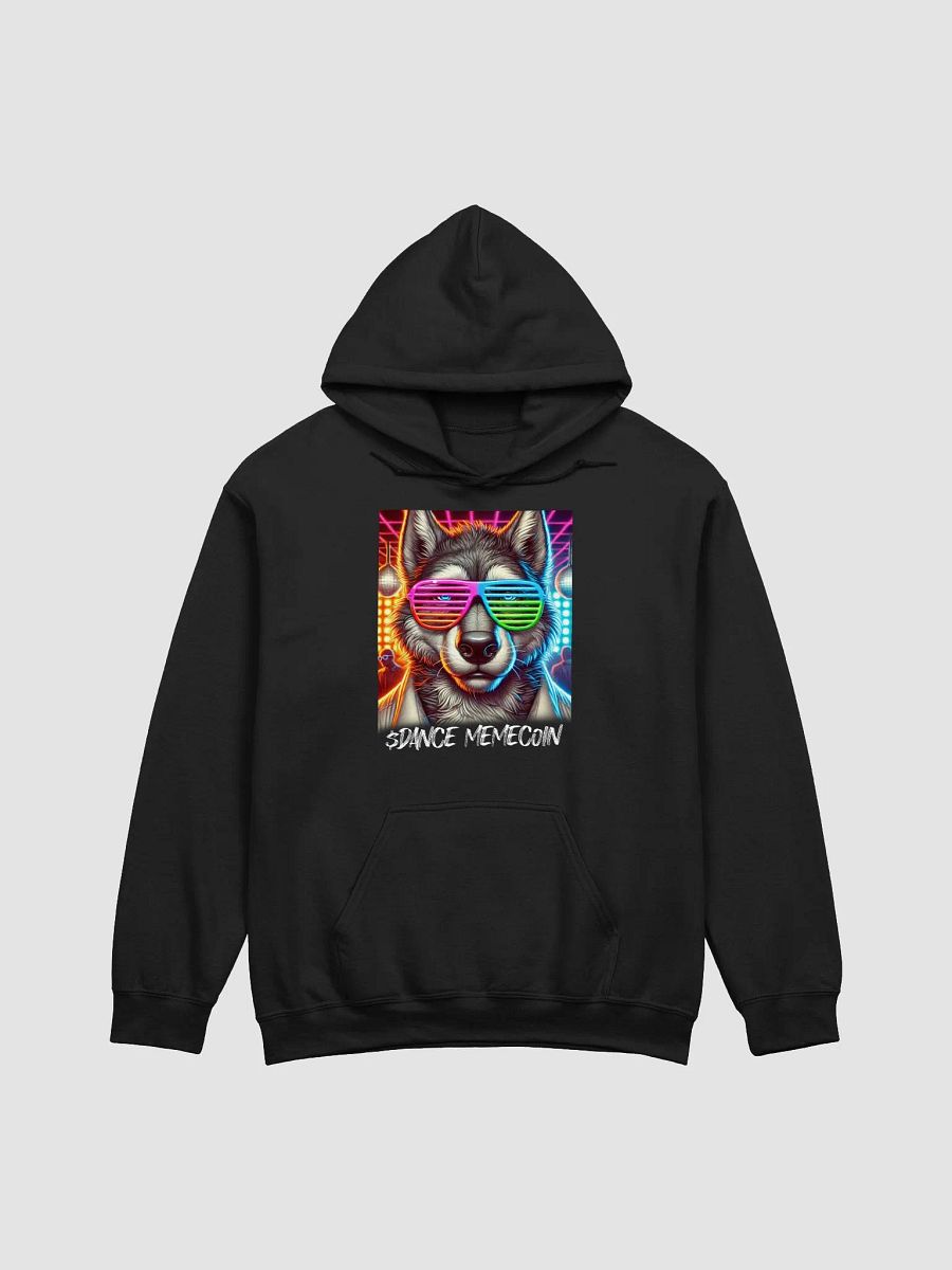 DANCE MEMECOIN - THE WOLF OF DANCE STREET - CLASSIC HOODIE - BLACK product image (3)