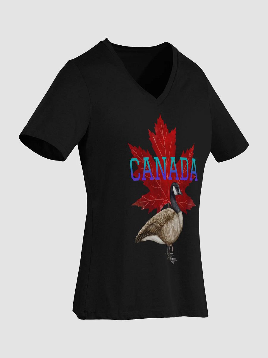 Canadian Goose Leaf V-Neck Tee product image (3)
