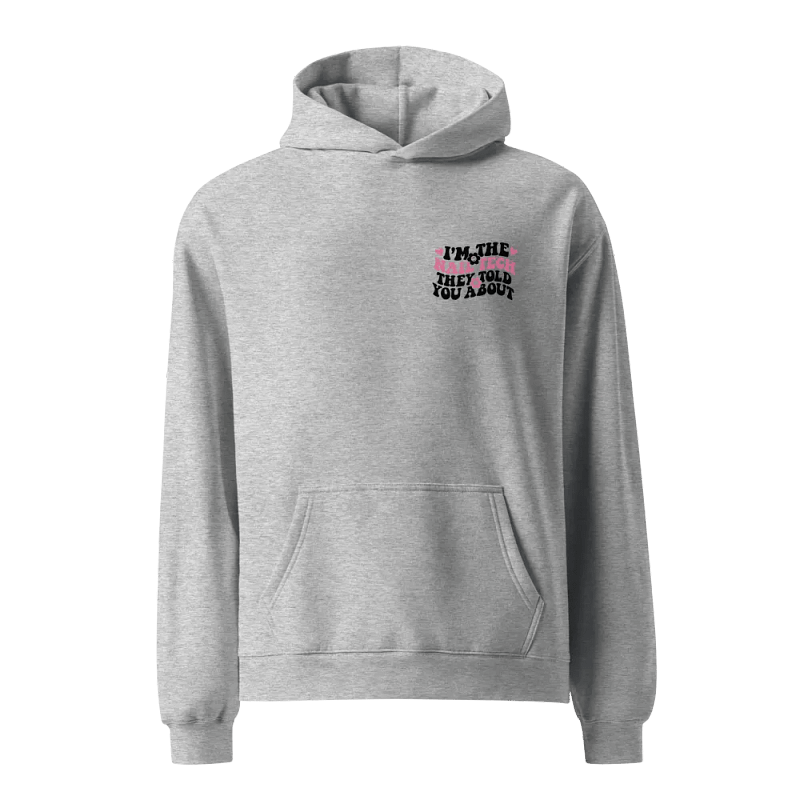 I'm The Nail Tech Unisex Oversized Hoodie - Heather