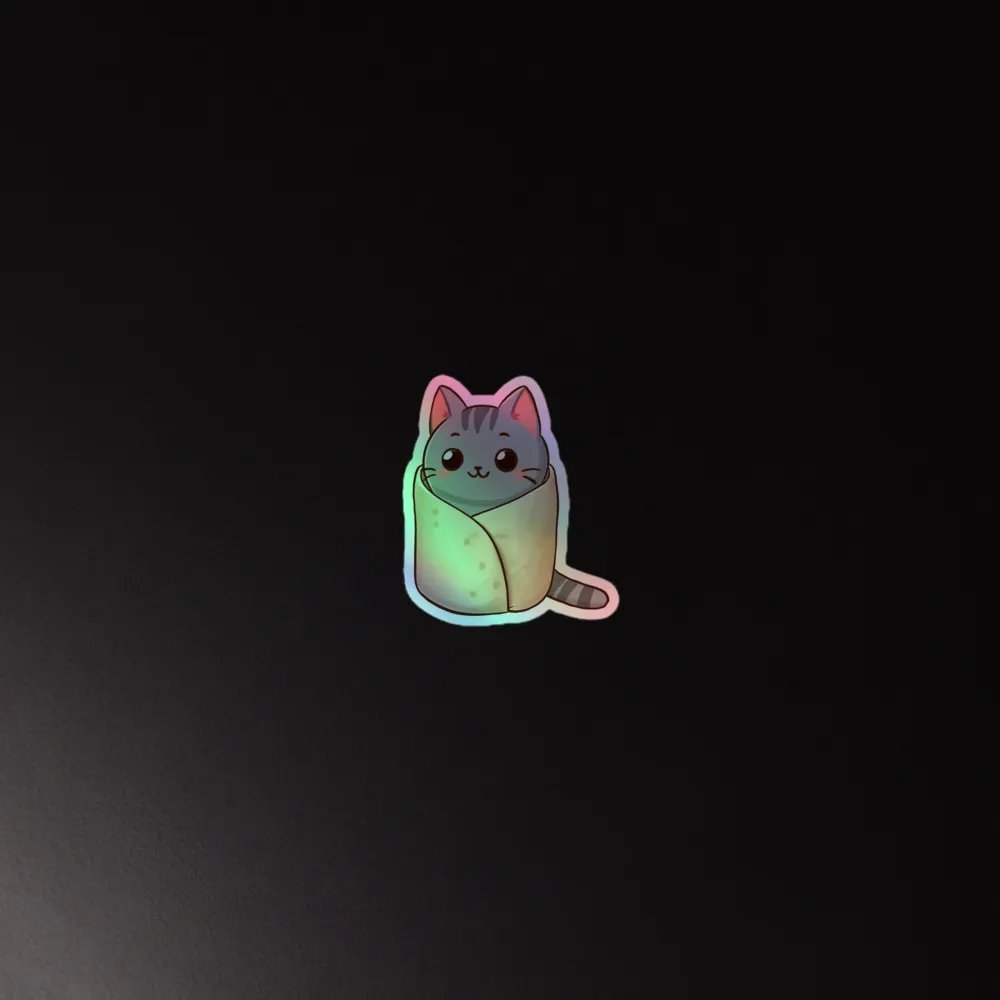 Burrito Cat Sticker product image (2)