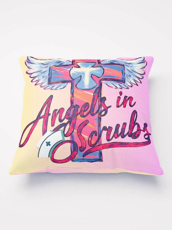 Angels In Scrubs Nurse Pillow product image (2)
