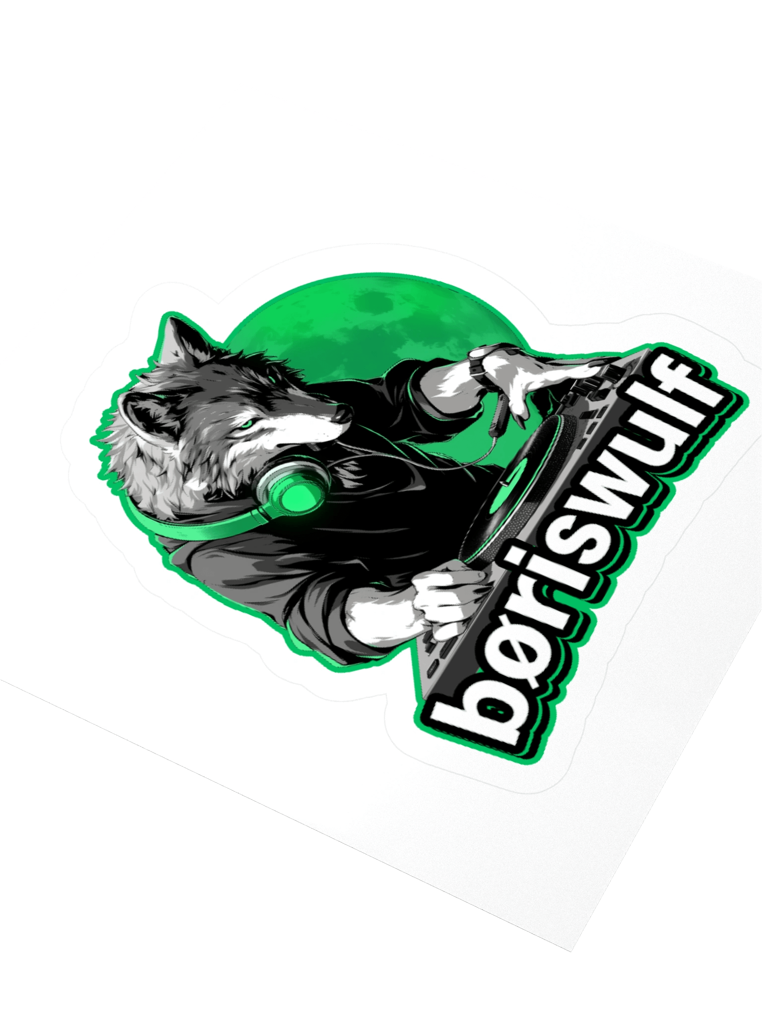 Howling Beats Kiss Cut Stickers product image (7)