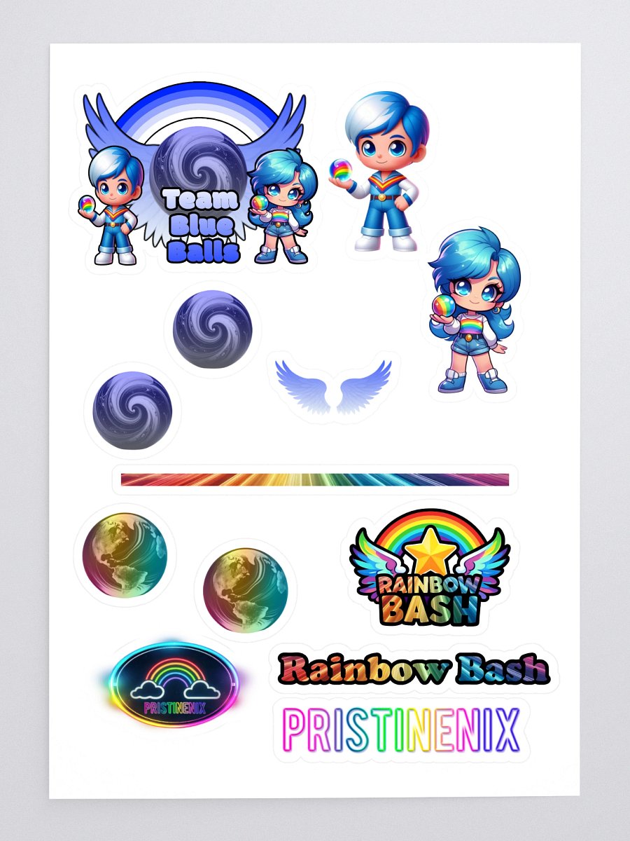Team Blue Stickers product image (3)