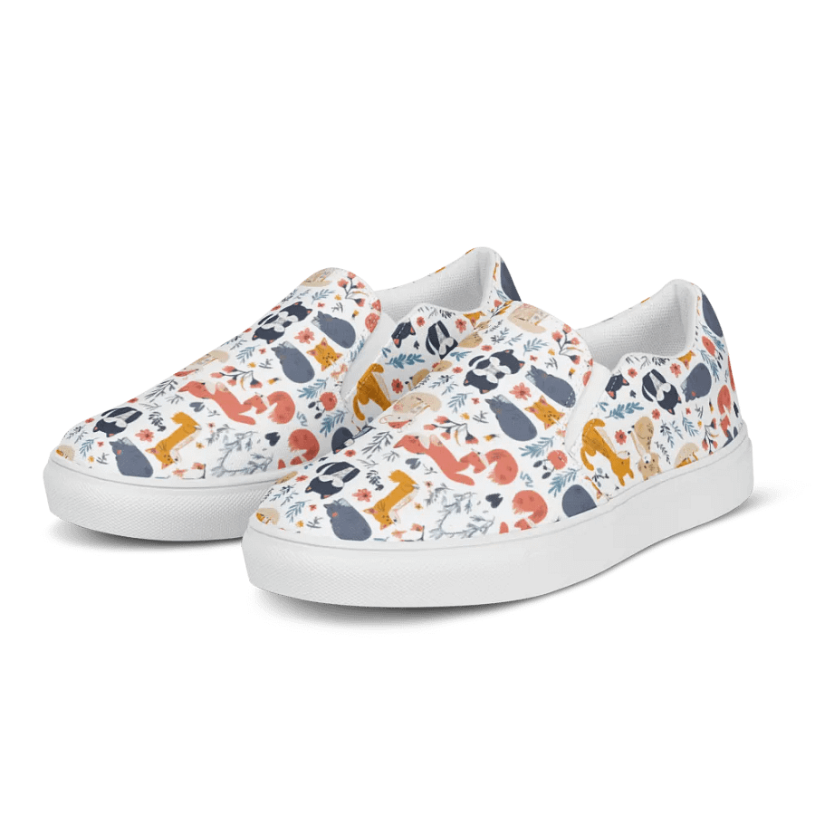 Women's Slip-On Cute Forest Friends Shoes product image (5)