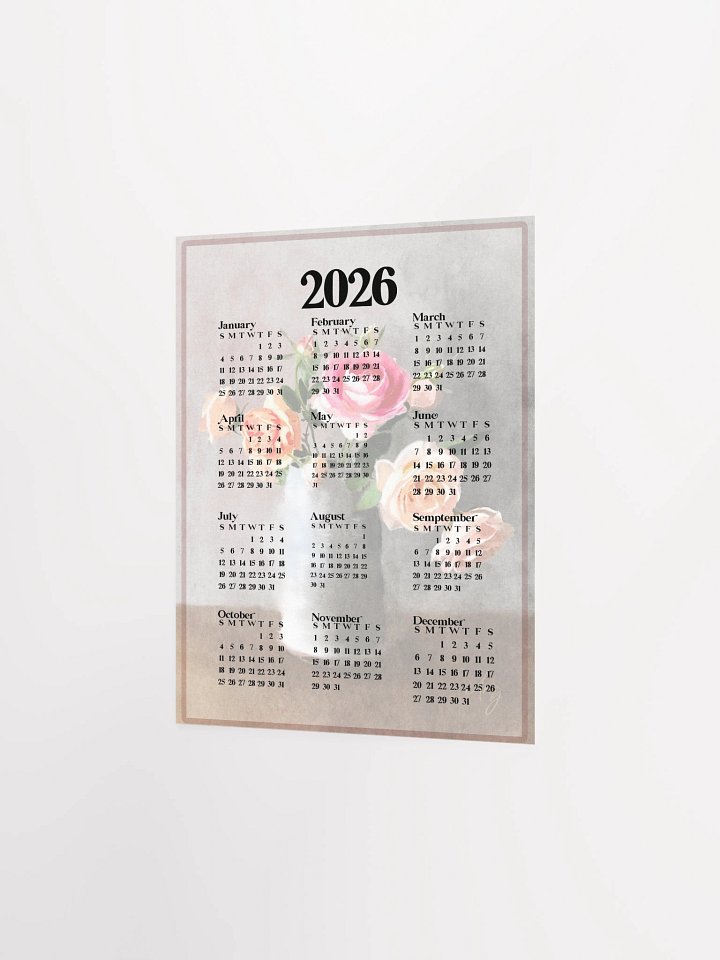 2026 Poster Calendar product image (3)