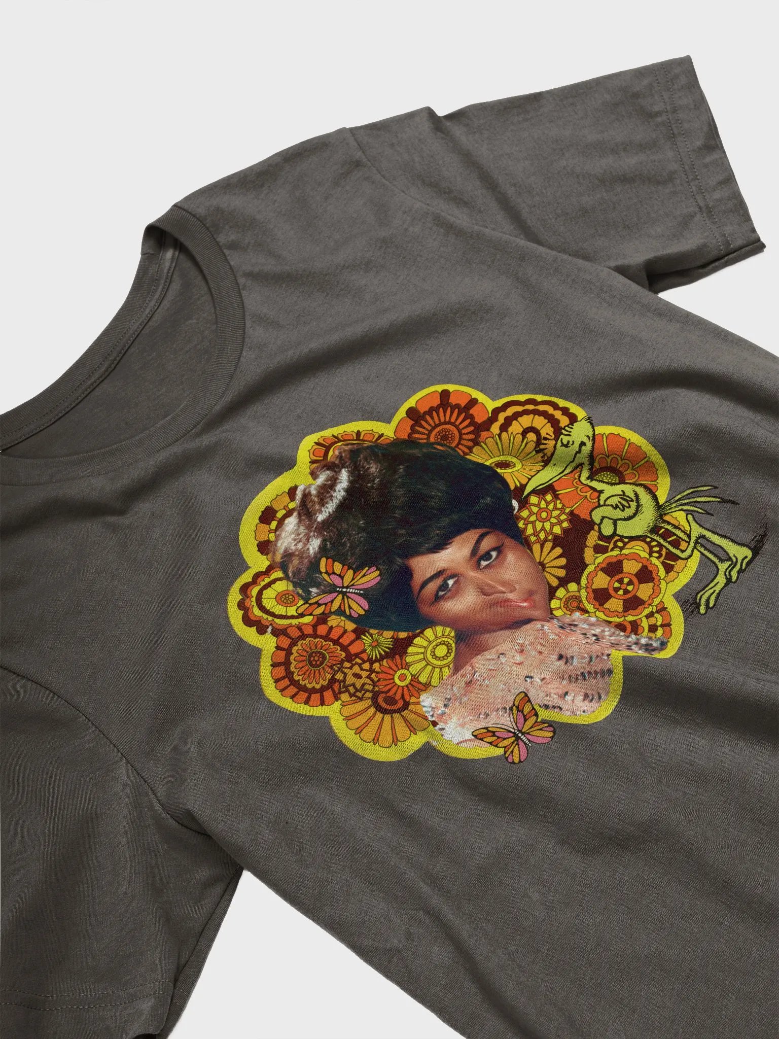 Faded Mirage Psychedelic Aretha Franklin T-Shirt product image (2)
