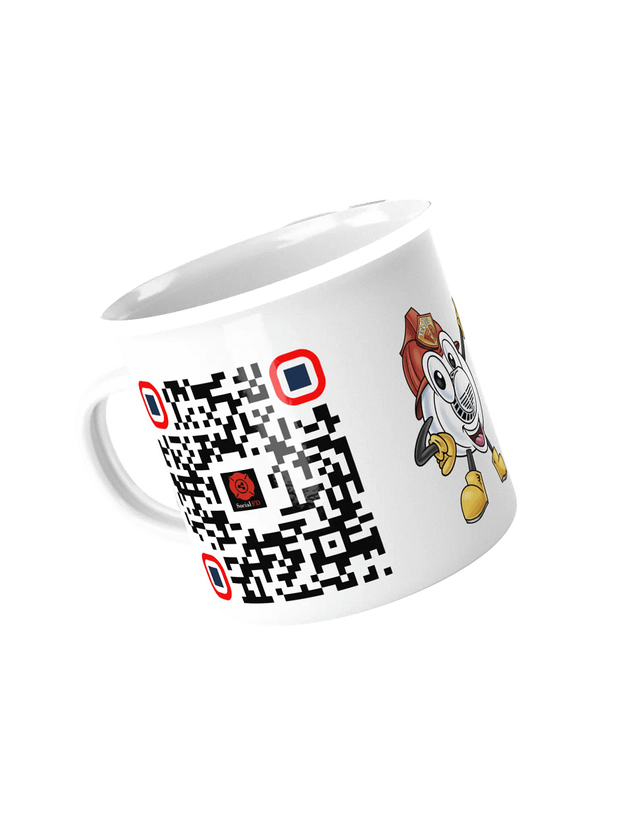 Ugly QR Code Hydrate Enamel Mug product image (1)