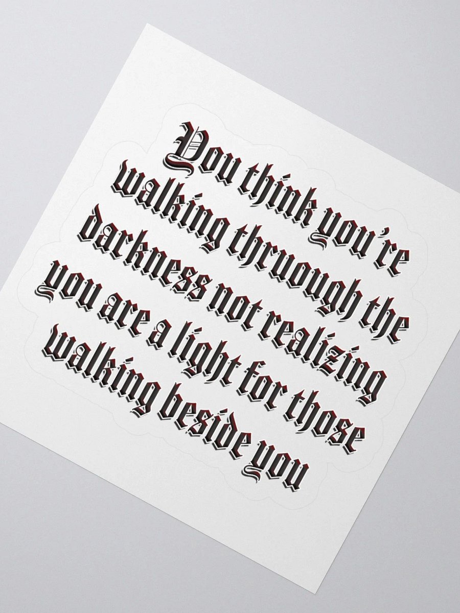 Positivity Darkness - Sticker product image (5)