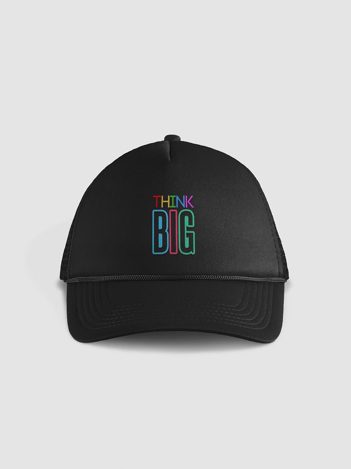 Rainbow Big Thinker Foam Trucker Hat product image (1)