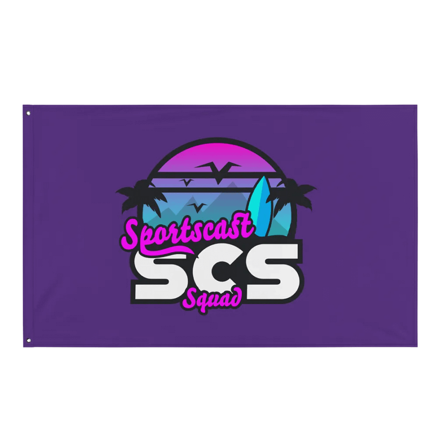 SCS SUMMERTIME FLAG (PURPLE) product image (1)