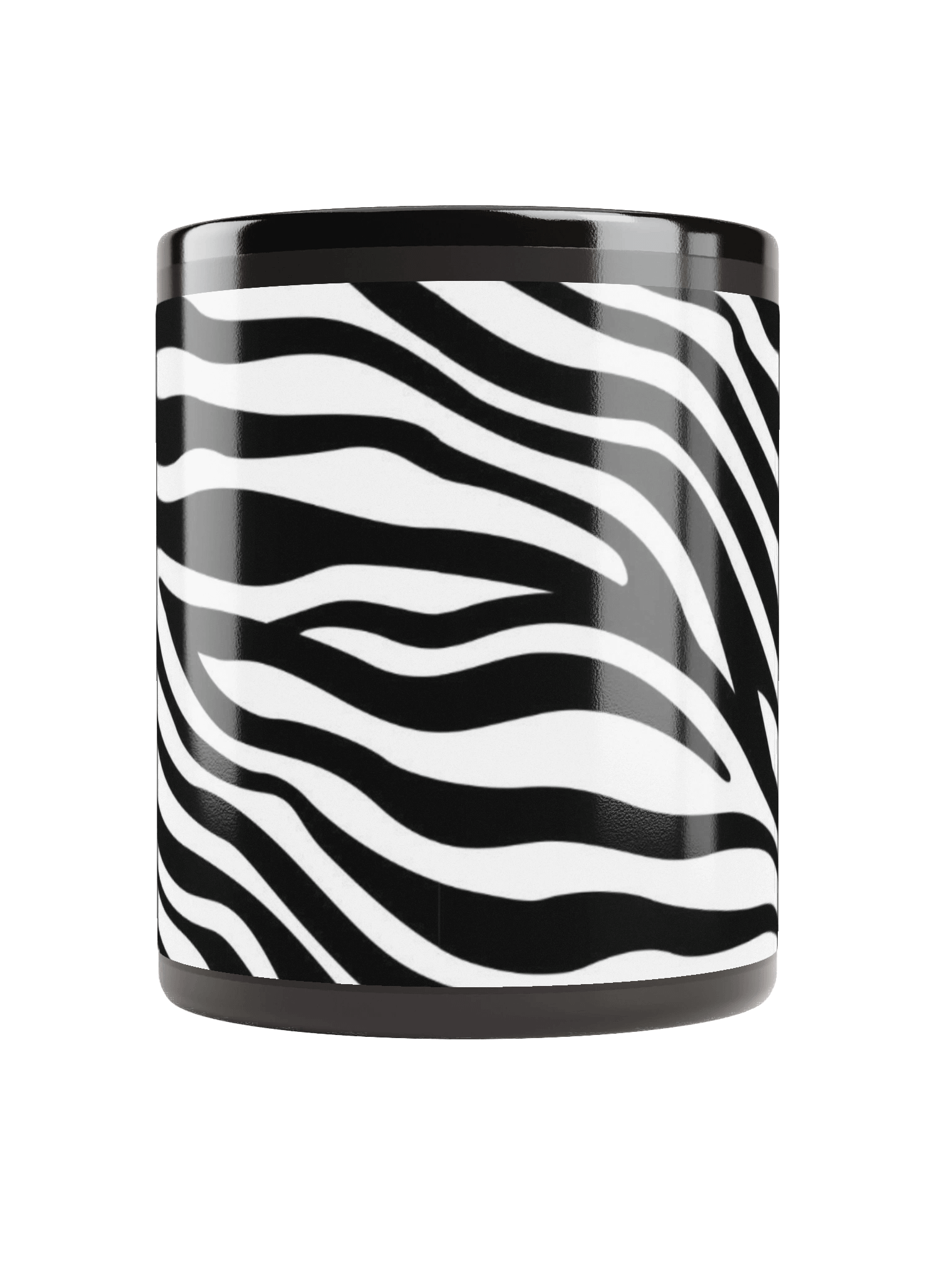 Zebra Stripes Elegance Black Coffee Mug product image (6)
