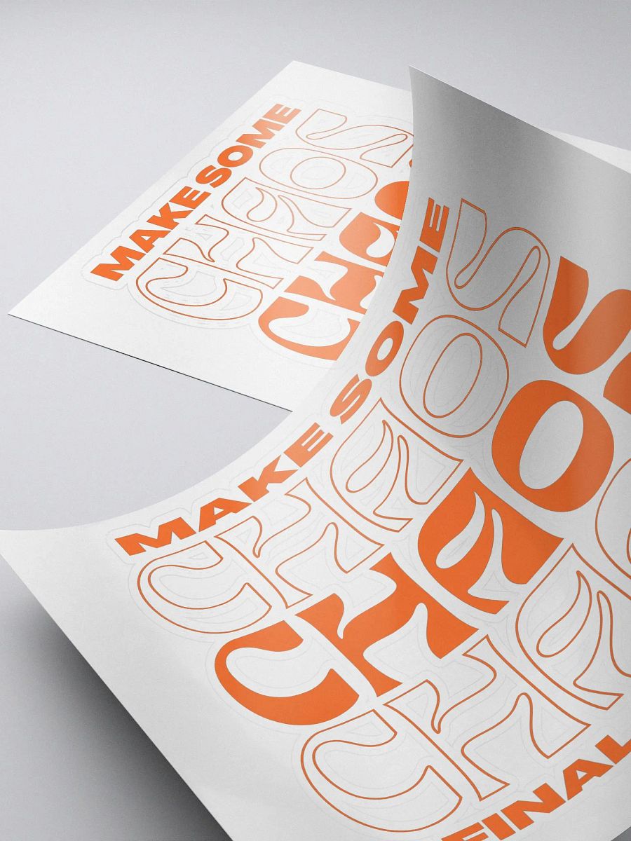 Make Some Chaos sticker product image (4)