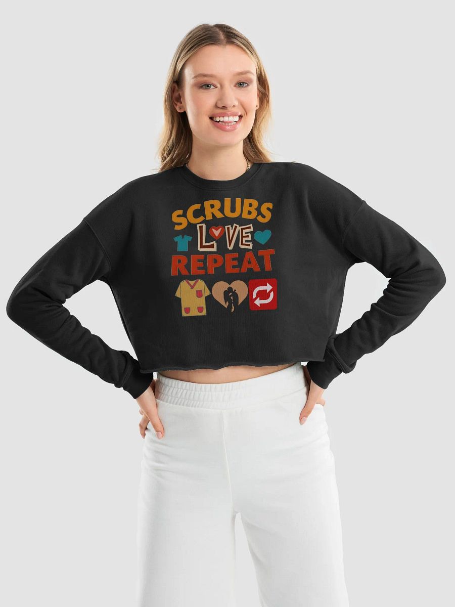 Love Scrubs Women's Fleece Crop Sweatshirt product image (33)