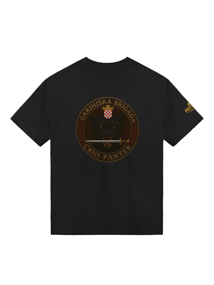 Gold Patriot Sword Oversized T-Shirt product image (2)