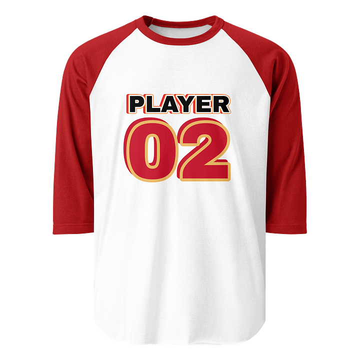 PLAYER 02 Bold Raglan Long Sleeve T-Shirt product image (1)