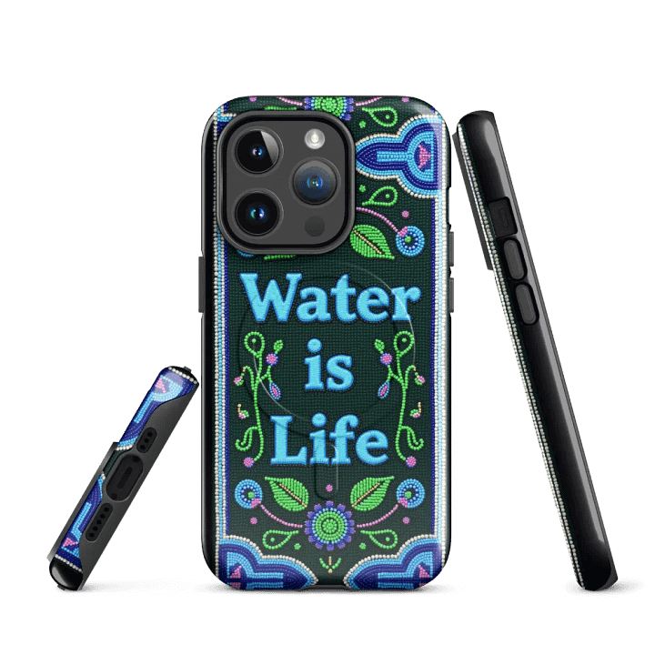 Floral Water is Life iPhone® Tough Case product image (3)
