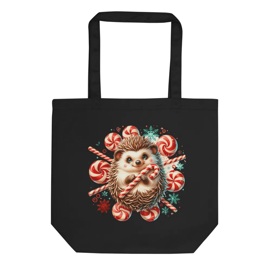 Eco-Friendly Totoe Bag - Christmas Baby Hedgehog product image (1)