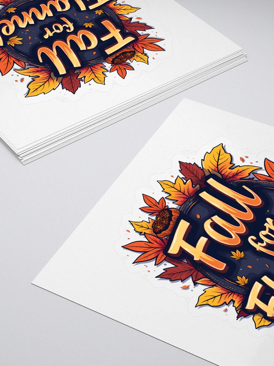 Fall For Flannels Sticker product image (4)