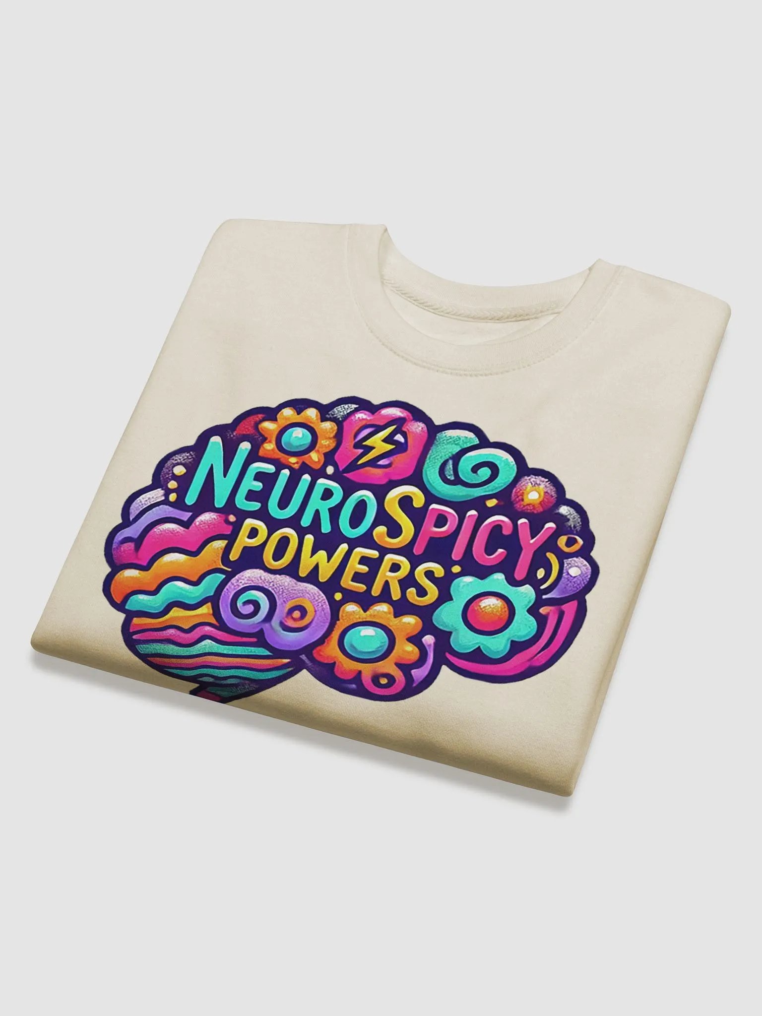 Neurospicy Powers Crewneck Sweatshirt product image (13)