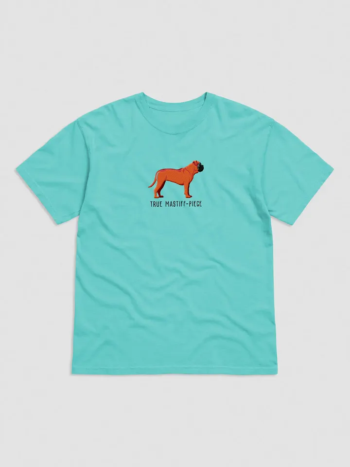 True Mastiff-Piece T-Shirt(Embroidered) of an English Mastiff(Red) product image (25)