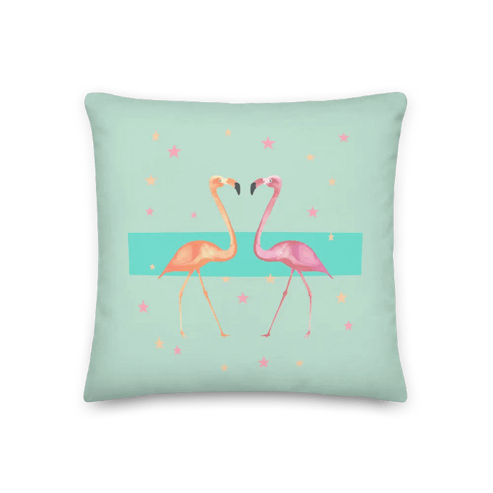 Flamboyant Flamingos Premium Pillow product image (3)